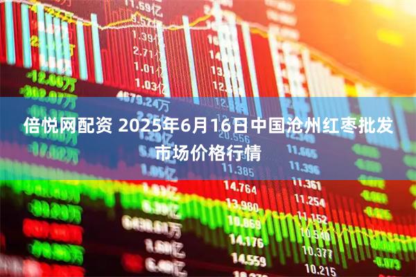 倍悦网配资 2025年6月16日中国沧州红枣批发市场价格行情